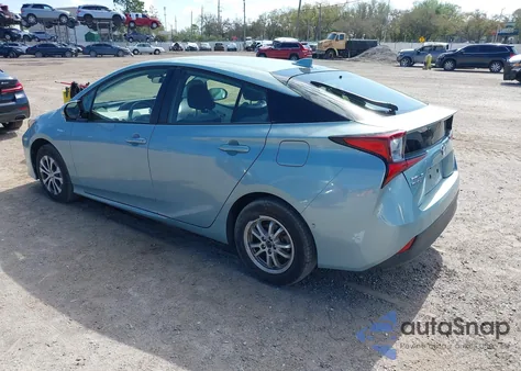 2019 Toyota Prius Le from USA, damaged, VIN JTDL9RFU2K3007566